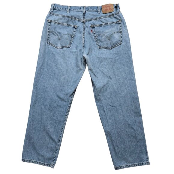 Levi's Denim Jeans Mens Size 38x31 (Fits 38x30) 550 Relaxed Fit Blue VTG Y2K - Picture 2 of 8